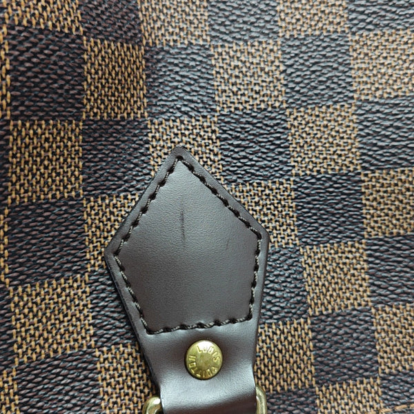 SPEEDY 25 Damier Ebene Coated Canvas Brown