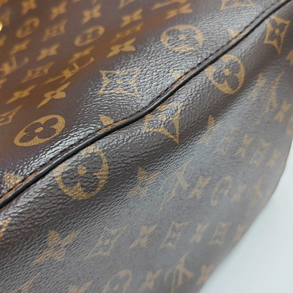 NÉONOÉ MM Monogram Coated Canvas Brown