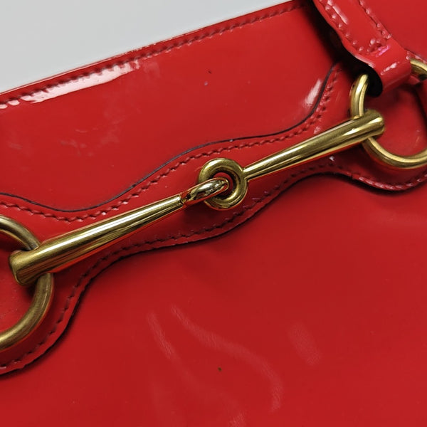 Bright Bit Patent Leather Red