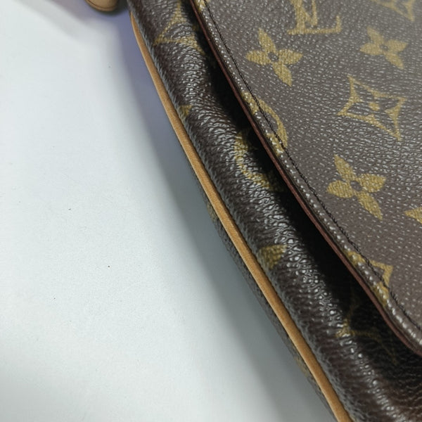 MUSETTE TANGO Monogram Coated Canvas Brown