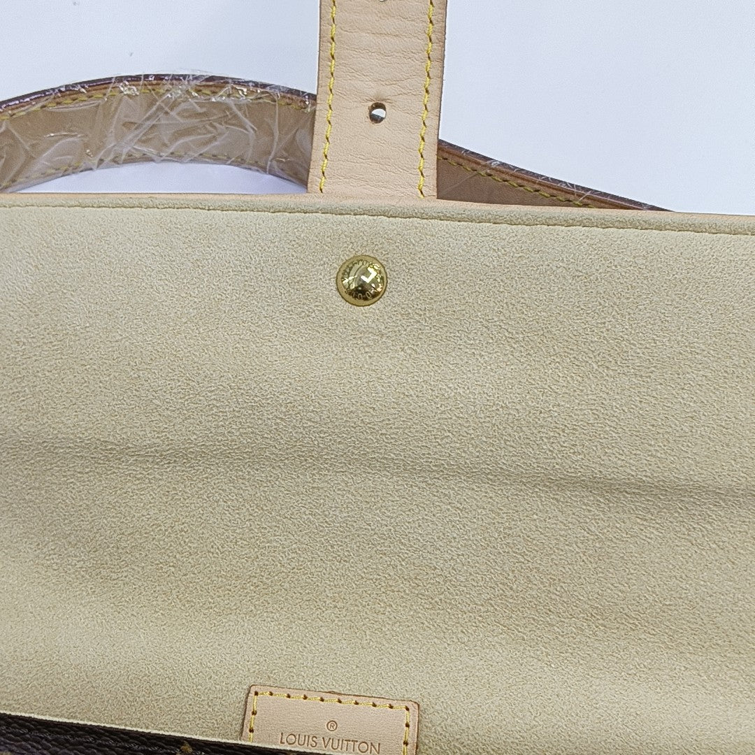 HUDSON PM Monogram Coated Canvas Brown