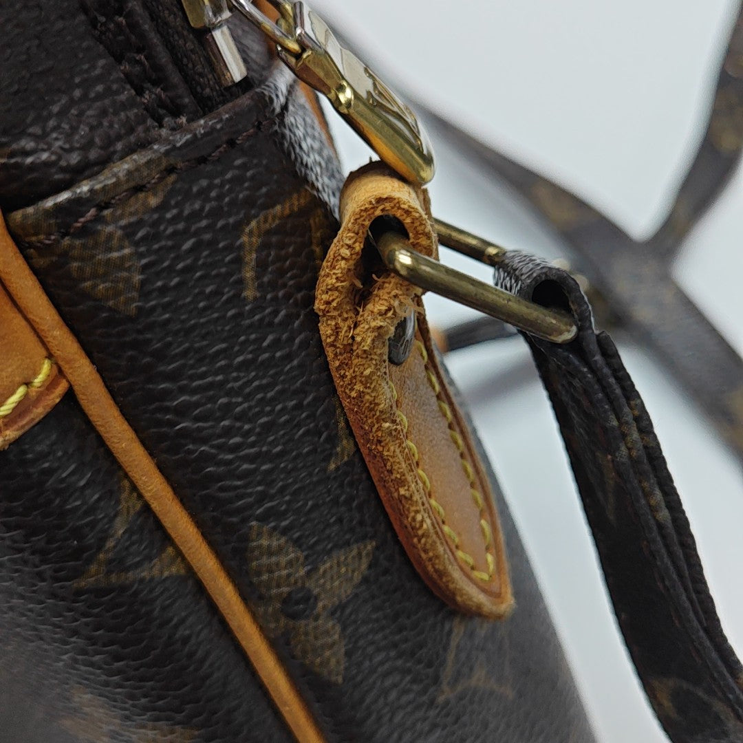 DANUBE Monogram Coated Canvas Brown