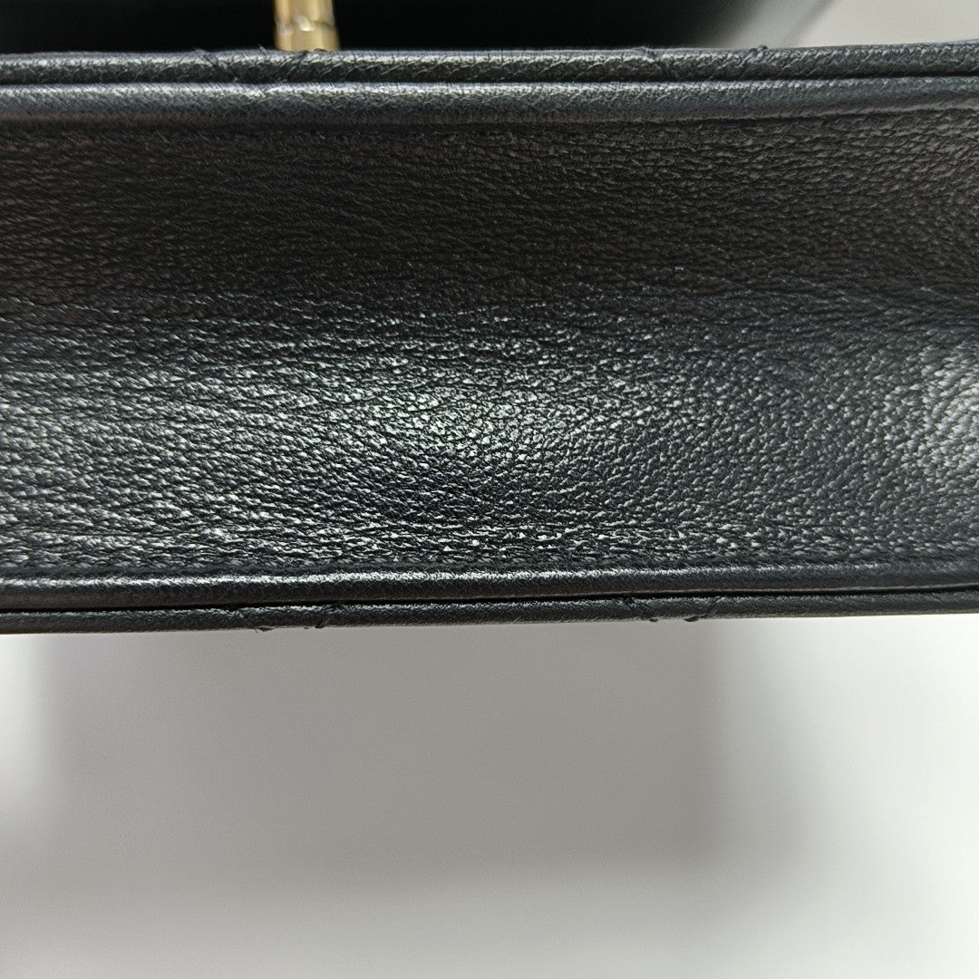 Quilted Lambskin Mini Black