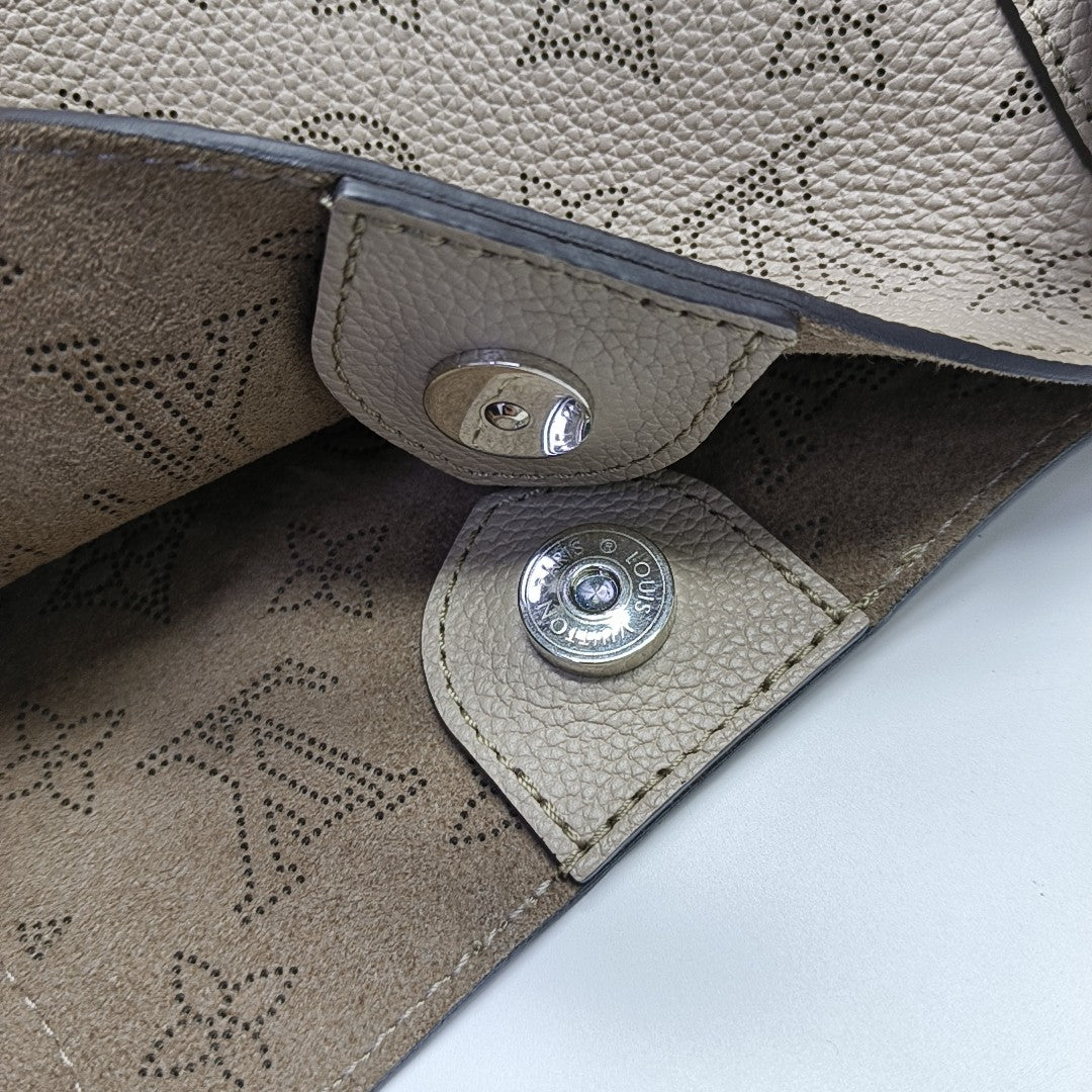 HINA PM Monogram Calfskin Gray