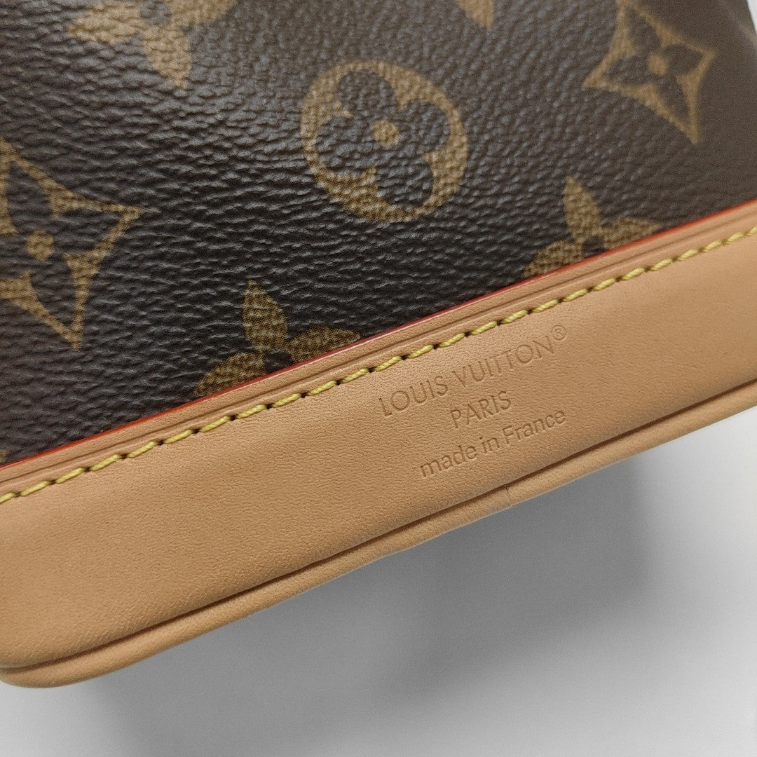 VIVIENNE Monogram Coated Canvas Brown