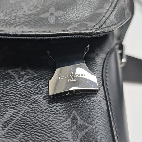 VOYAGER PM Monogram Coated Canvas Black