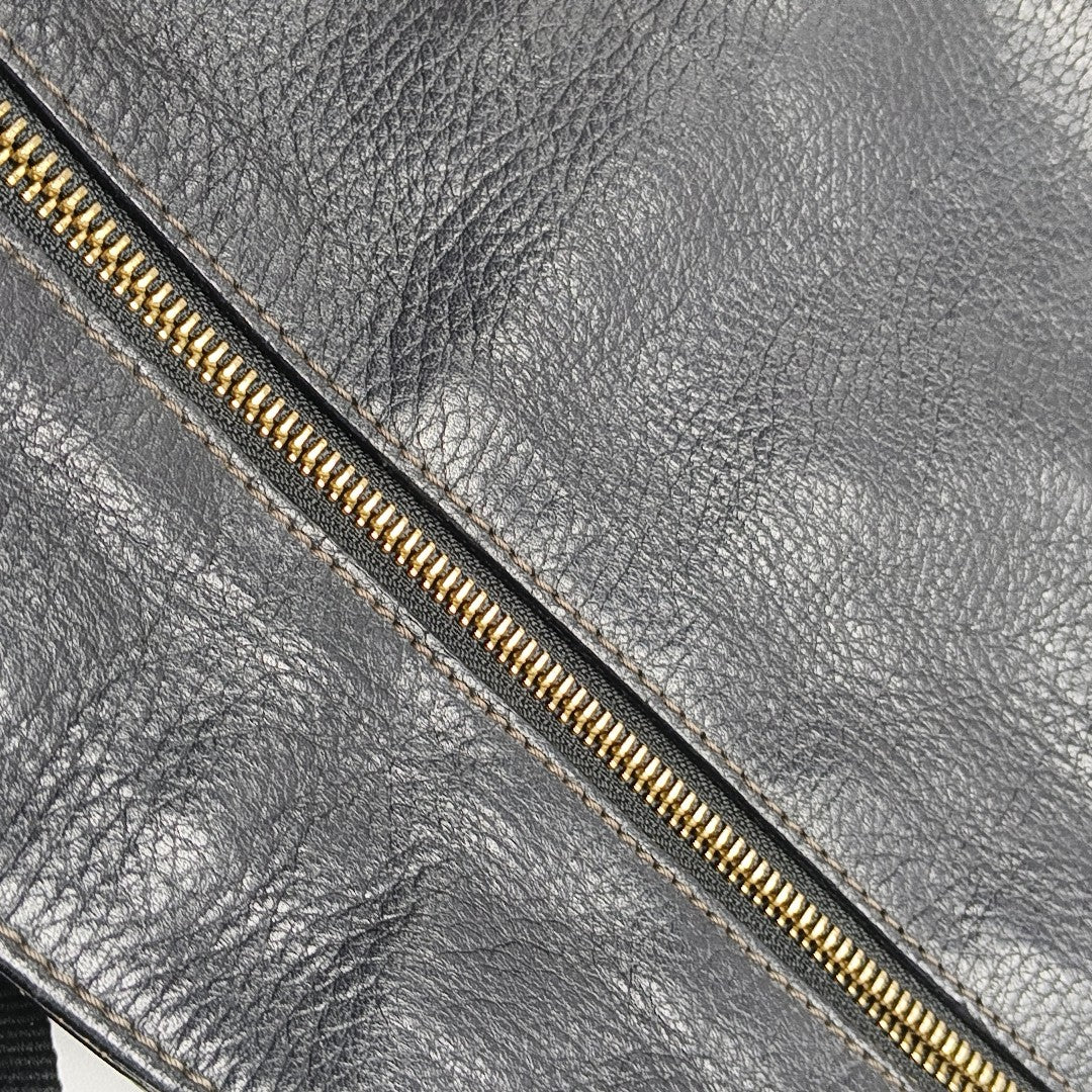 Calfskin Shoulder Bag Black