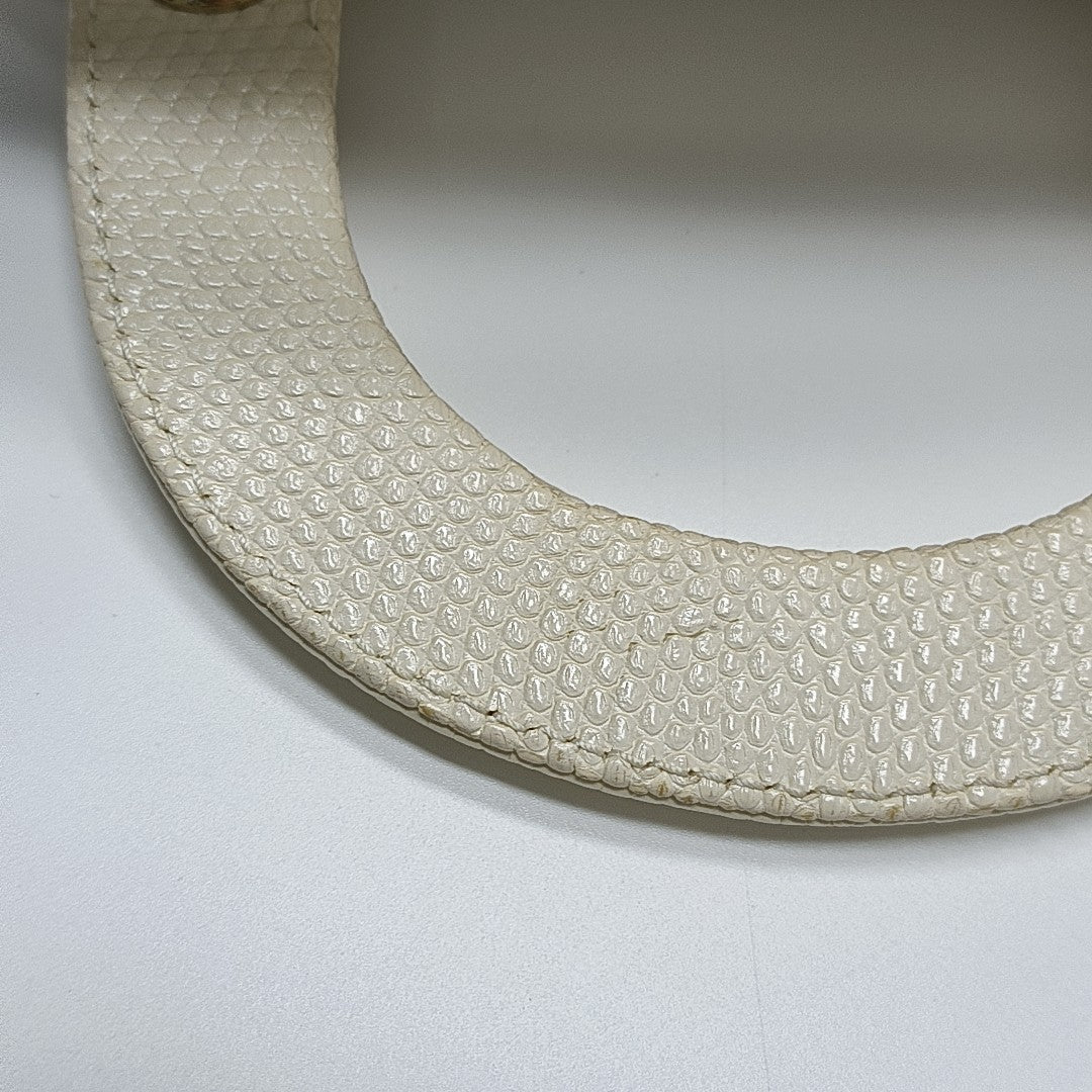 Lady Dior Mini Lizard White