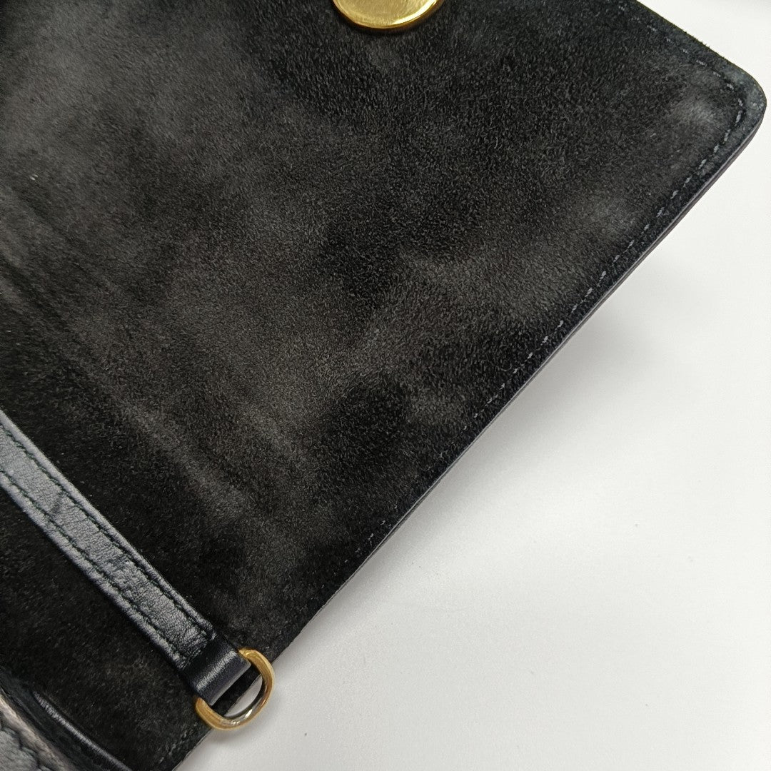 Diorama Calfskin Black