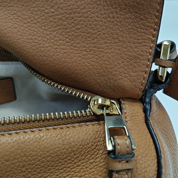 Puzzle Small Calfskin Brown