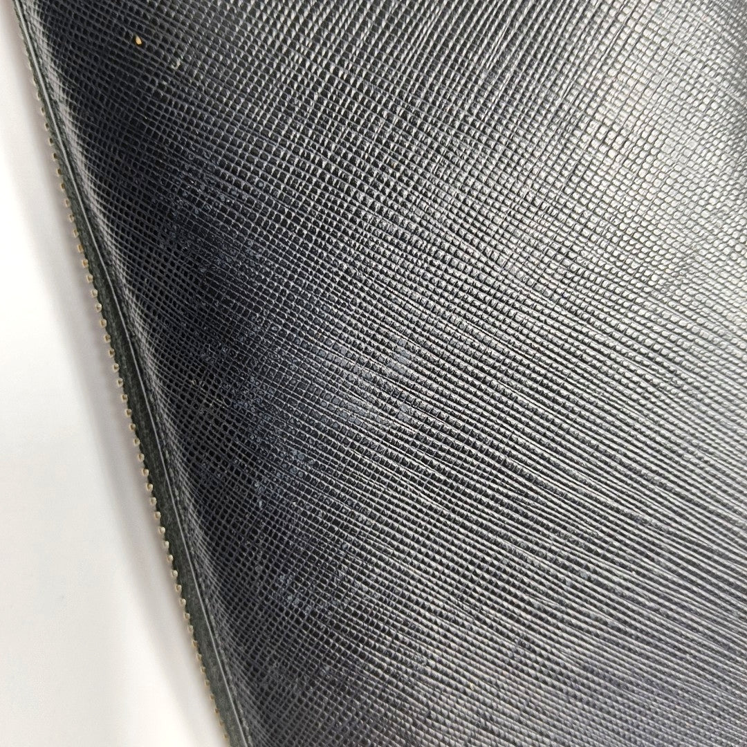 Authenticated pre-owned  Gancini Calfskin Black Wallet - Wallet at Looply