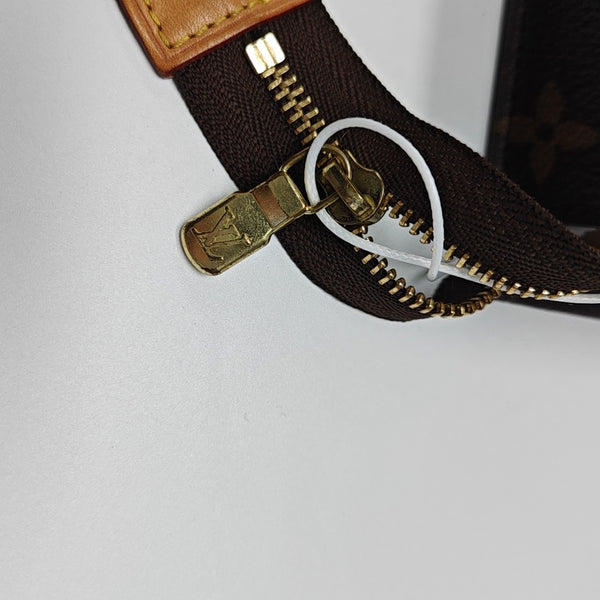 TOILET POCKET 19 Monogram Coated Canvas Brown