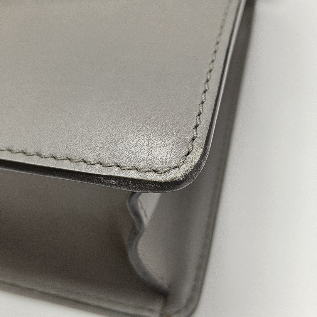 Sylvie Mini Calfskin Gray