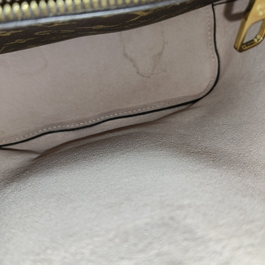NÉONOÉ MM Monogram Coated Canvas Brown