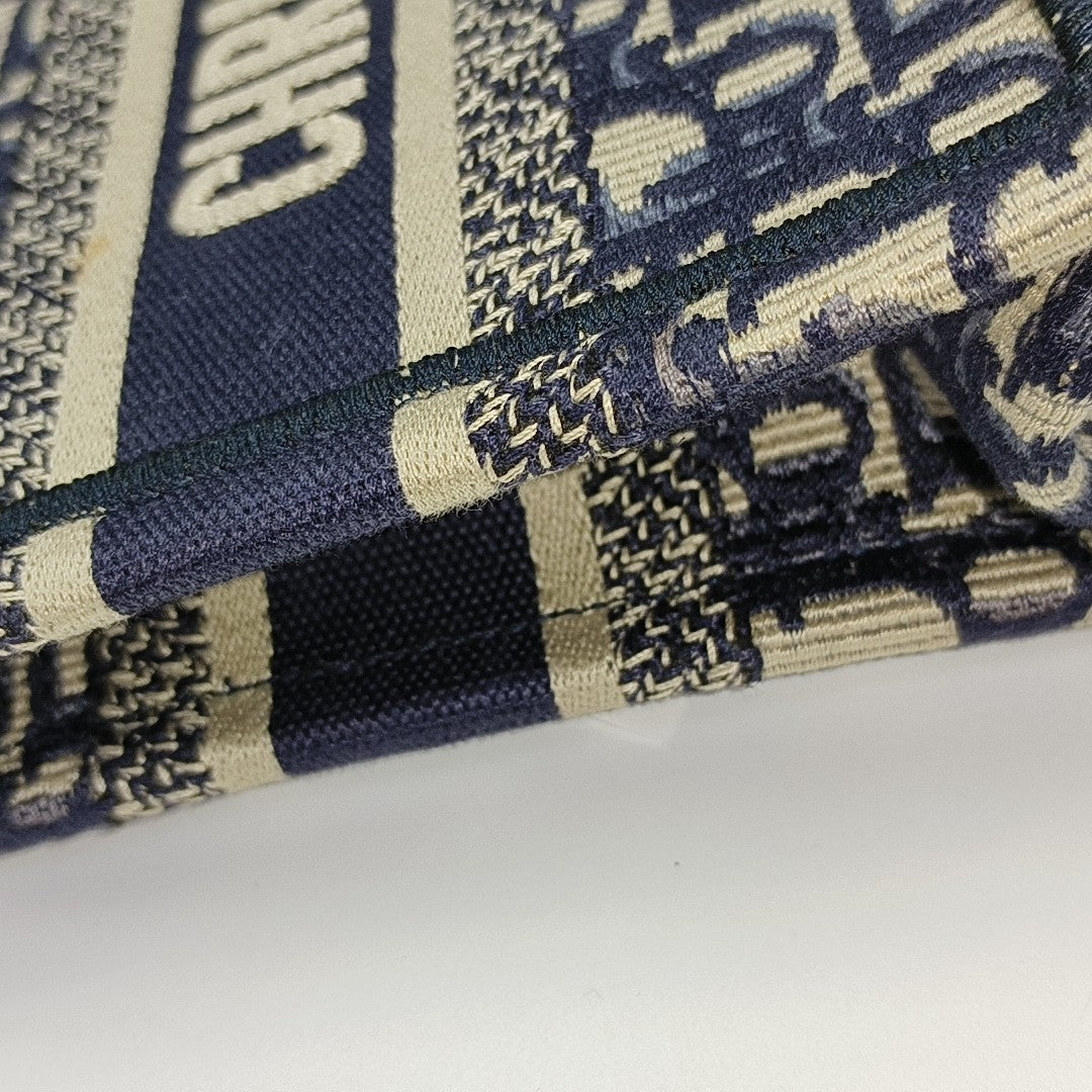 Book Tote Mini Canvas Blue