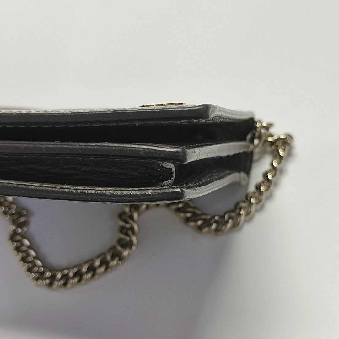 GG Marmont Super Mini Calfskin Gray