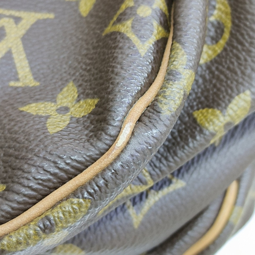 SAUMUR Monogram Coated Canvas Brown