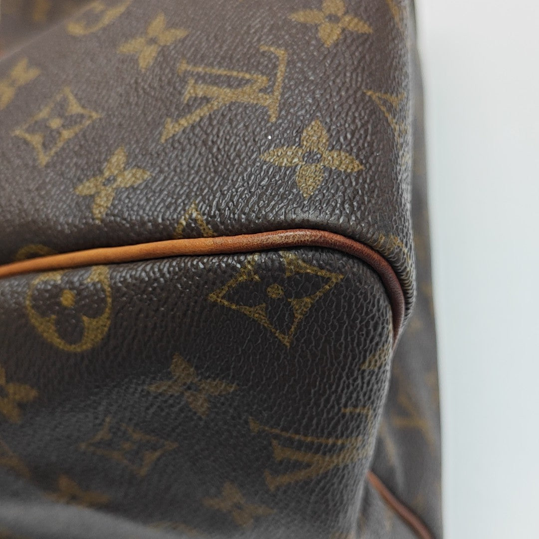 SPEEDY 30 Monogram Coated Canvas Brown