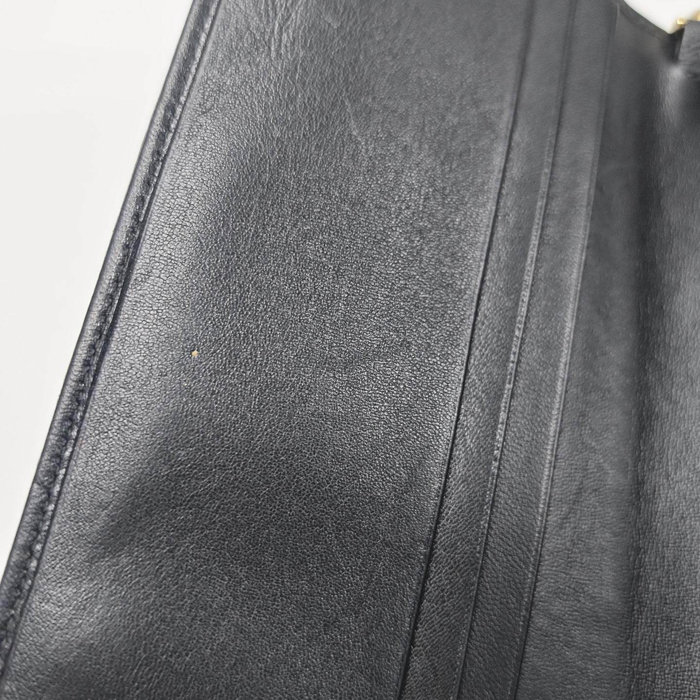 Matelassé Lambskin Black