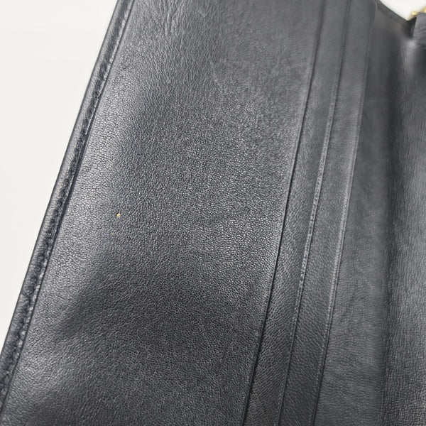 Matelassé Lambskin Black