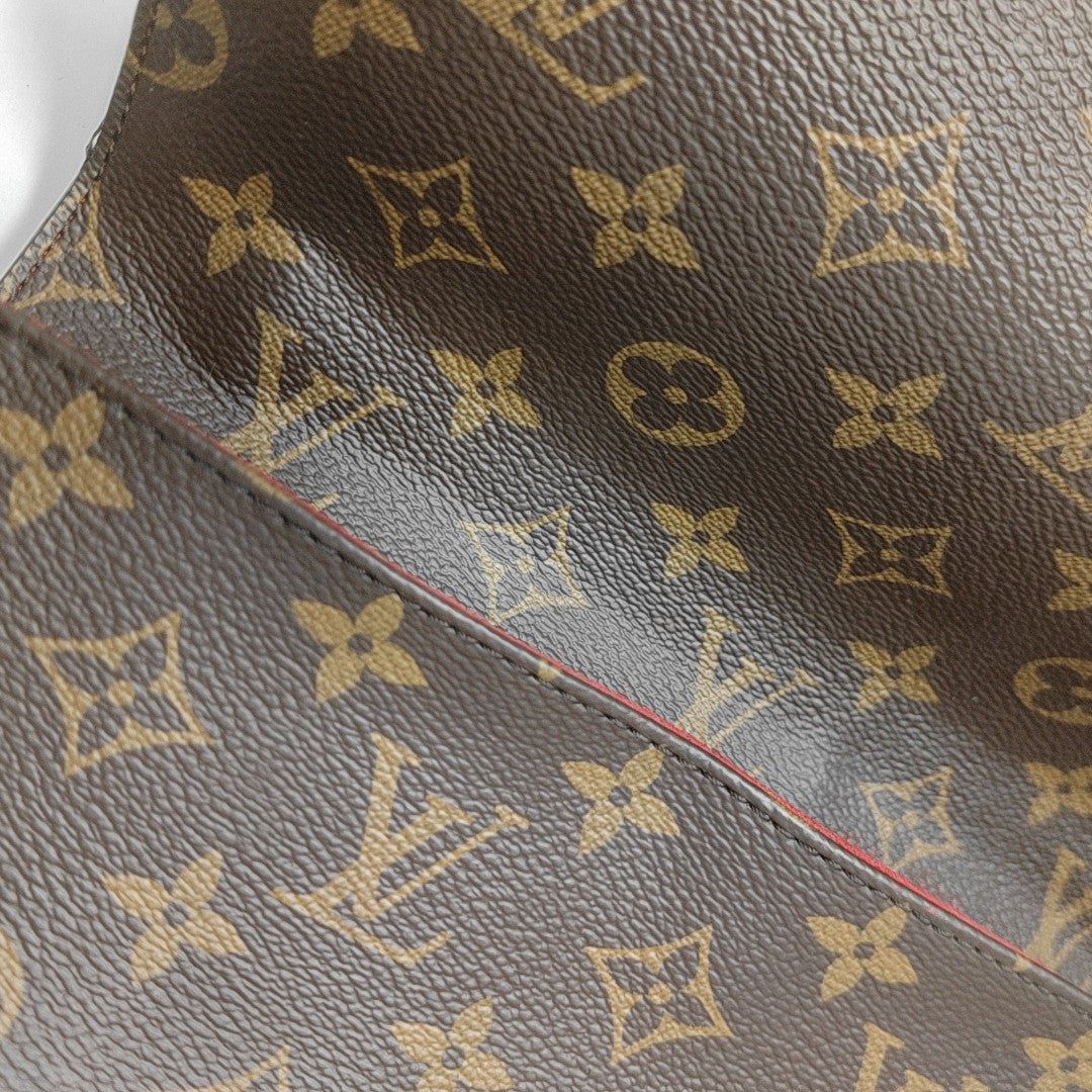 SAINT PLACIDE Monogram Coated Canvas Brown