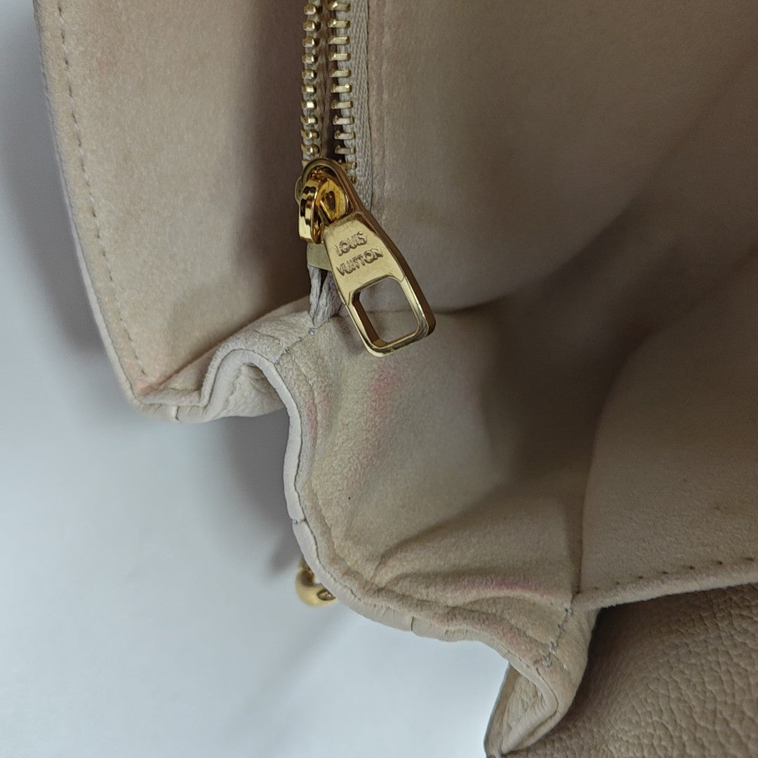 MÉTIS EAST WEST Monogram Calfskin Beige