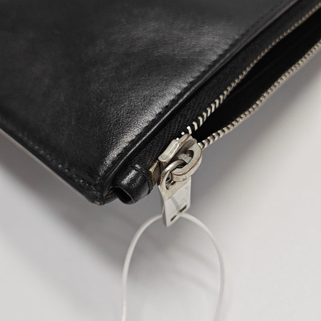 Calfskin Clutch Black