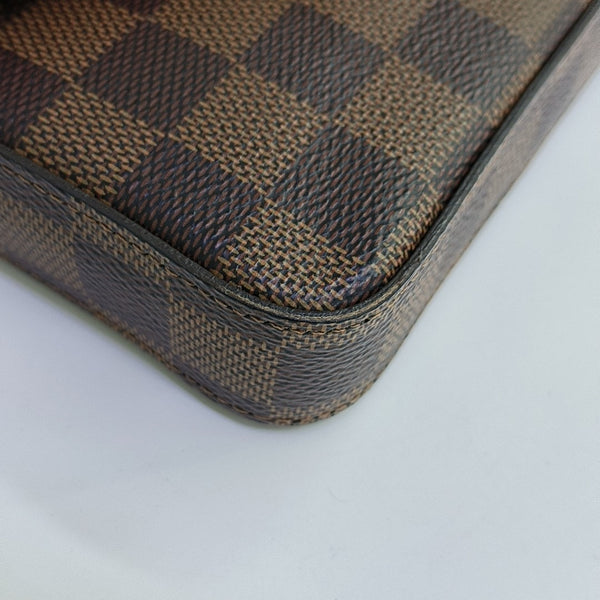 FÉLICIE Damier Ebene Coated Canvas Brown