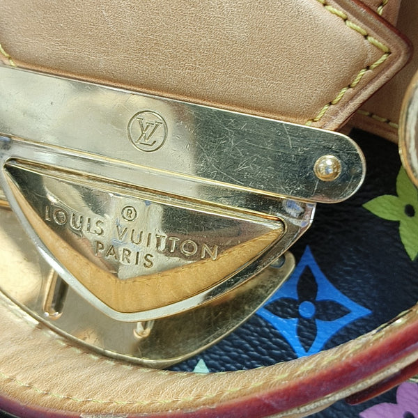 LV × TM URSULA Monogram Coated Canvas Black