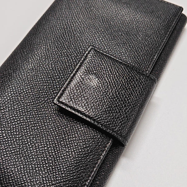 BVLGARI Calfskin Black Wallet