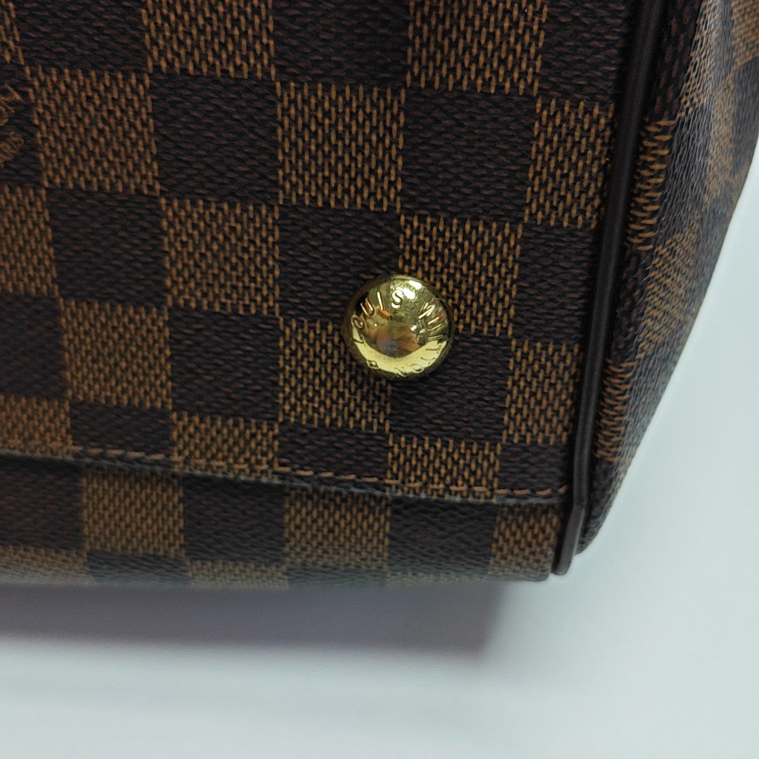 TREVI PM Damier Ebene Coated Canvas Brown