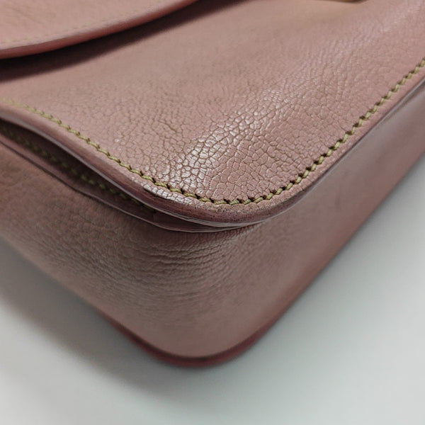 Calfskin Shoulder Bag Pink