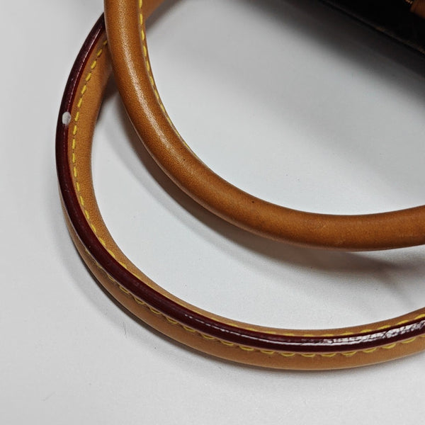 MONTAIGNE MM Monogram Coated Canvas Brown