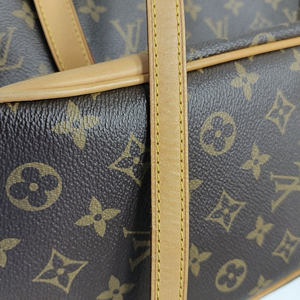 ESTRELA MM Monogram Coated Canvas Brown
