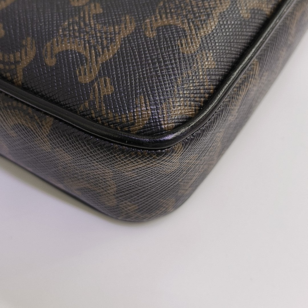 TRIOMPHE Medium Coated Canvas Black