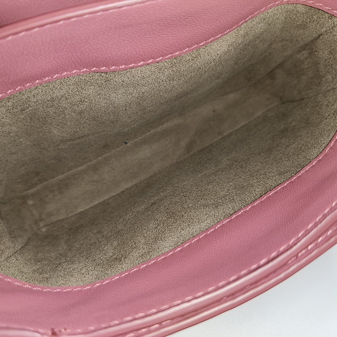 Patent Leather Shoulder Bag Beige