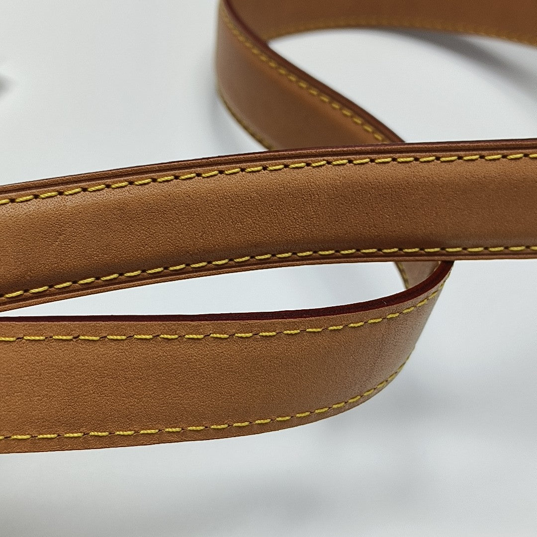 TAMBOURINE Monogram Coated Canvas Brown