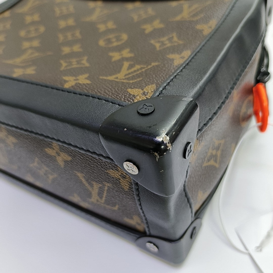SOFT TRUNK Monogram Coated Canvas Brown