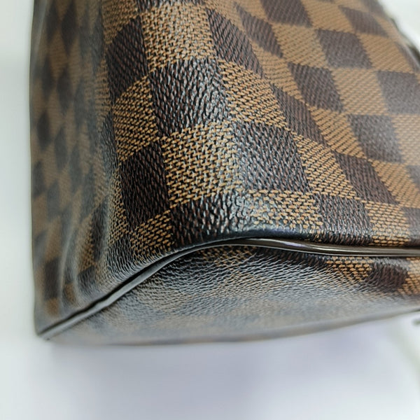 SPEEDY 30 Damier Ebene Coated Canvas Brown