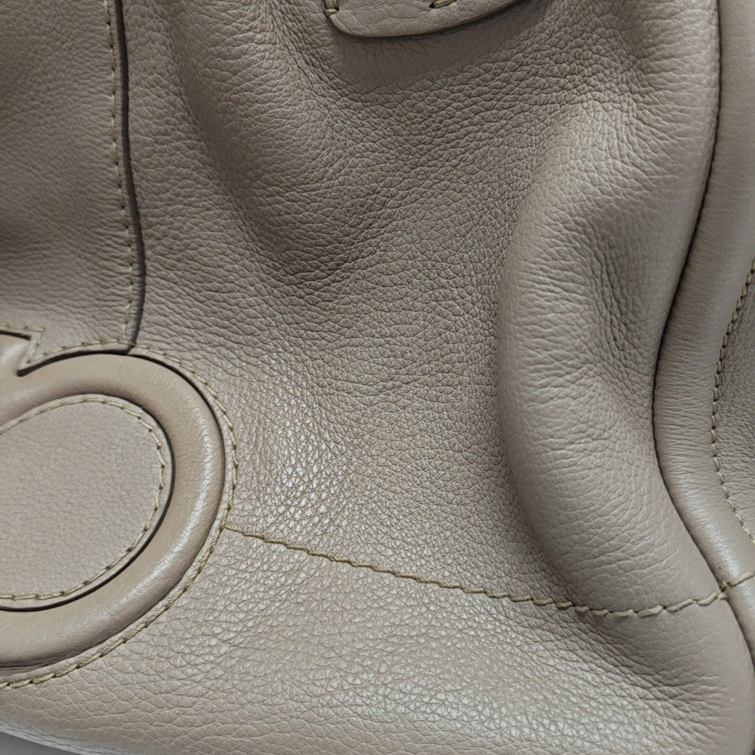 Gancini Calfskin Gray