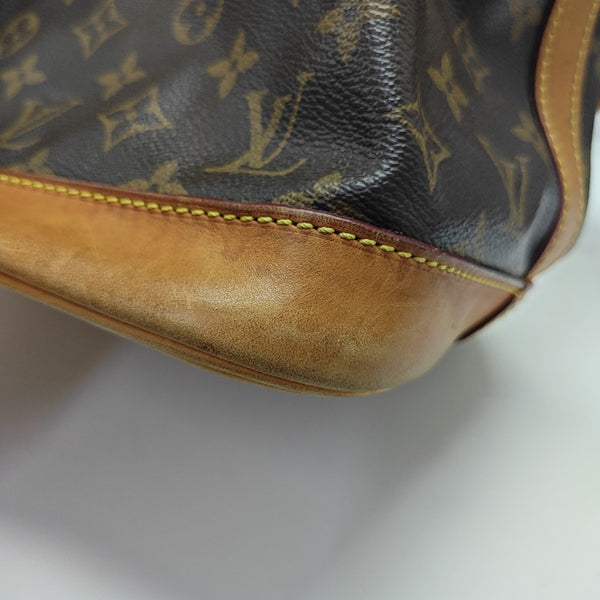 NOÉ MM Monogram Coated Canvas Brown