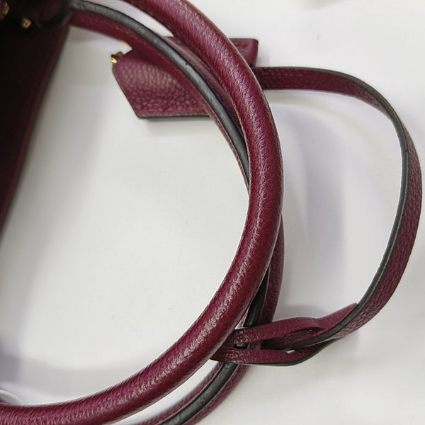 MONTAIGNE MM Monogram Calfskin Red