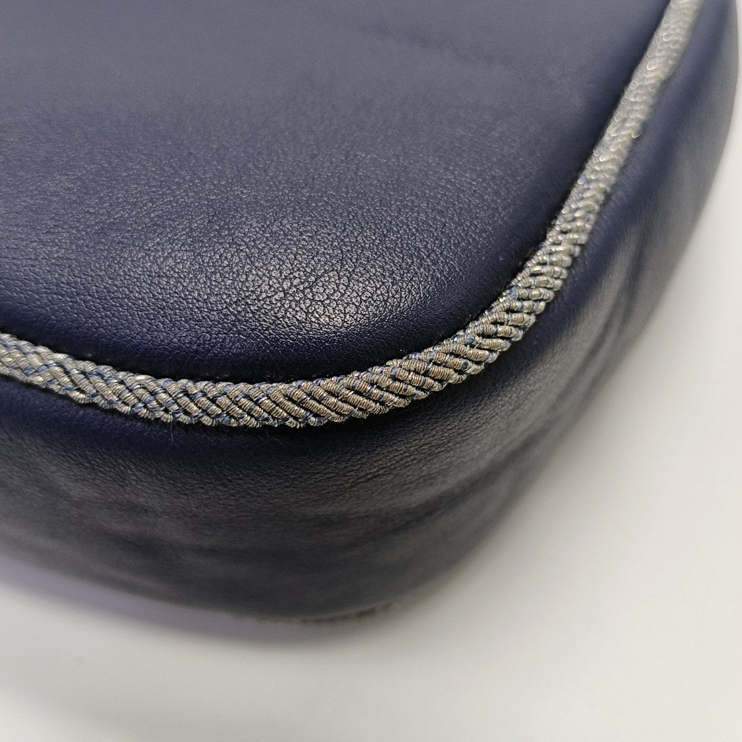 MADISON Quilted Calfskin Blue