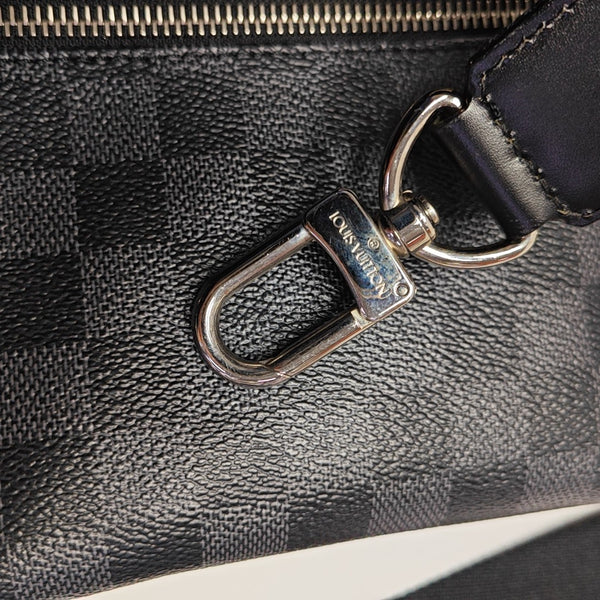 ROADSTER Damier Graphite Coated Canvas Gray