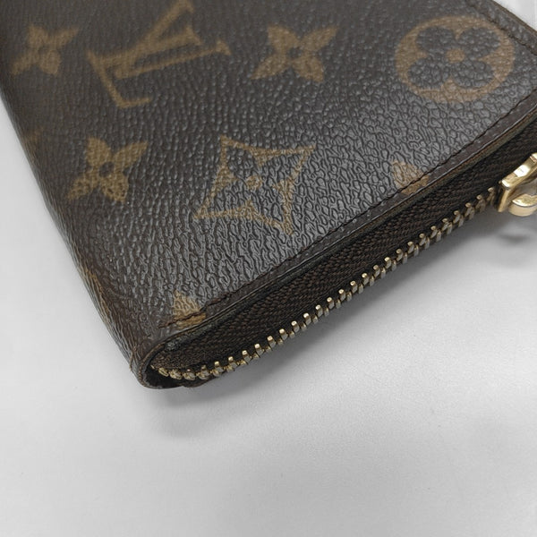 CLÉMENCE Monogram Coated Canvas Brown Wallet