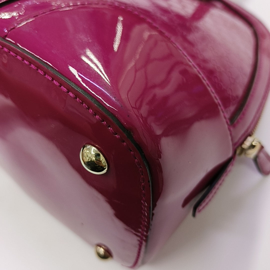Microguccissima Monogram Calfskin Red