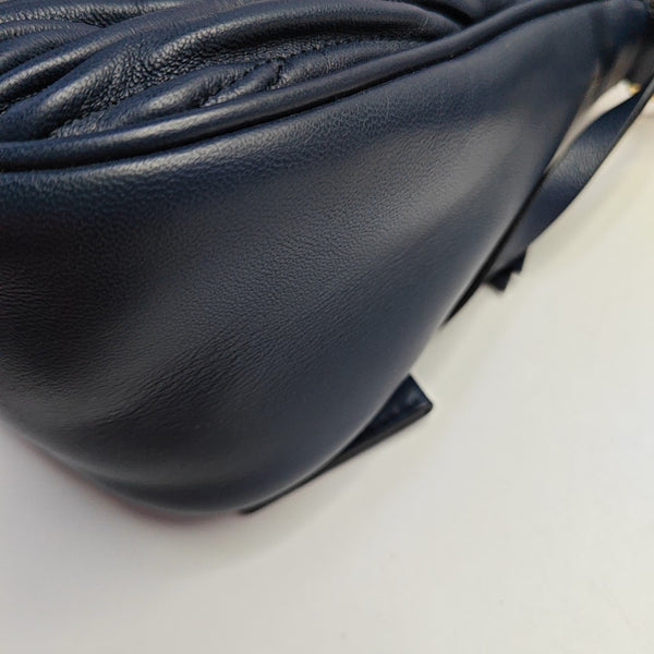 Matelassé Quilted Lambskin Blue