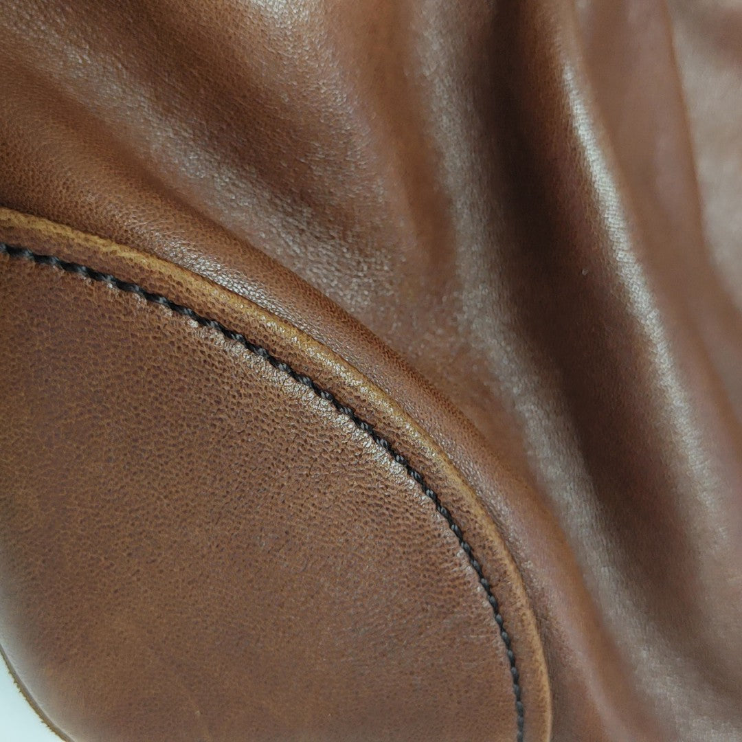 Marissa Lambskin Brown