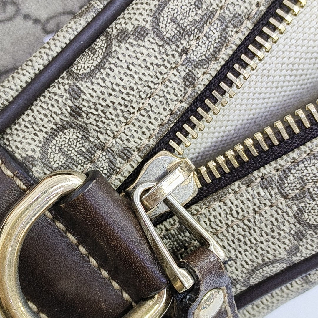 Duffle Monogram Coated Canvas Beige