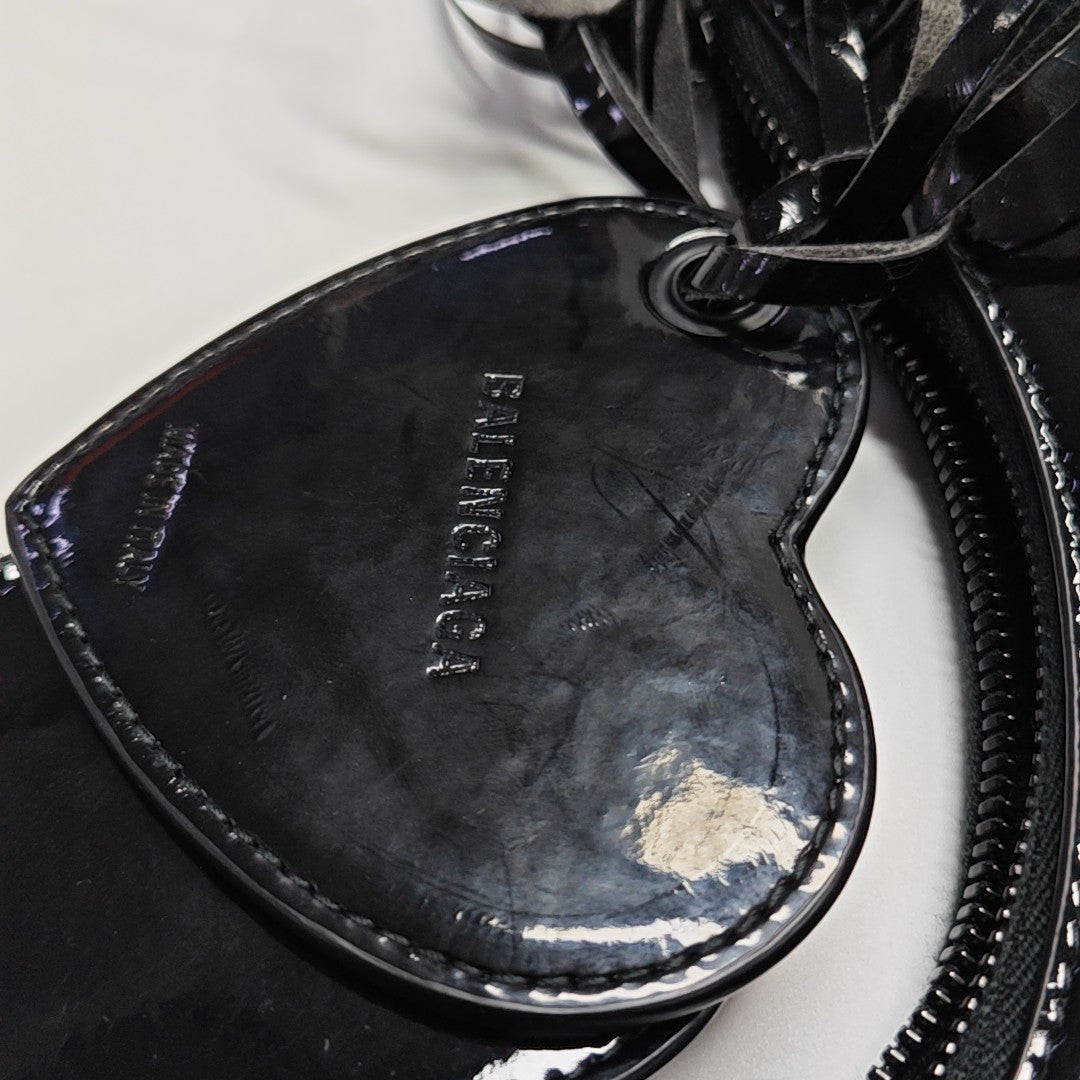 Le Cagole Small Patent Leather Black